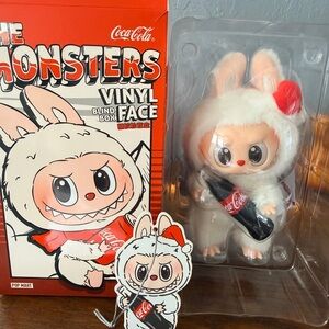Authentic Pop Mart the Monsters Coca Cola Vinyl Face-Confirmed Box